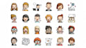 create hand drawn doodle icons, cartoon illustrations