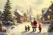 draw unique christmas illustration