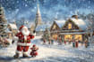 draw unique christmas illustration