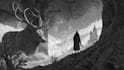 draw black and white illustrations