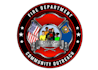 design a custom modern fire fighter logo