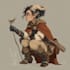 draw a fantasy character for dnd, pathfinder, etc