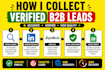 do b2b lead generation and build verified email lists