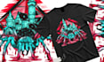 draw custom full color t shirt illustration design