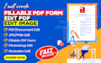 create professional fillable PDF forms and interactive editable pdfs