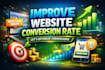 improve website conversion rate lets optimize conversions that sell
