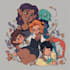draw a digital cartoon illustration