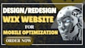 design wix website for cro and wix mobile optimization