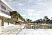 redevelop 3d mixed use property, high rise residential complex,landscape render