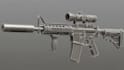 do 3d gun model, weapon props, game assets, hard surface, low poly