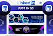 design a professional linkedin banner