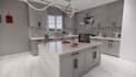 photo realistic modern 3d kitchen design with enscape