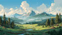 paint an environmental concept art