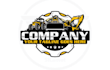 make construction industrial heavy machinery logo design
