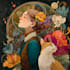 create illustrations in art nouveau style
