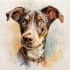draw watercolor pet portrait