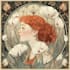 draw anything in art nouveau style