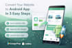 convert your website into a professional android app