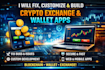 develop crypto app, food delivery app cod game and app promotion