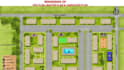 render site plan and subdivision plat map design