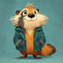 draw cute cartoon animal character