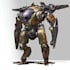 make e futuristic mecha robot character