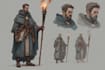 do dnd party, fantasy, game concept art