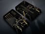 create elegant luxury business card