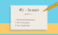 do fast typing and formatting in word or docs documents