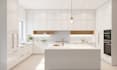 model render 3d kitchen remodel cabinet bath interior design 2d floorplan