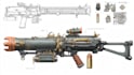 create weapon design and illustration