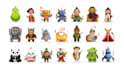 design unique vector icons, or characters