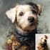 draw a cartoony custom pet portrait