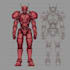 draw mecha robot character sheet design