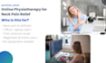 provide personalized physiotherapy exercises for neck pain