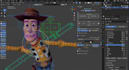 3d full body rig, ik fk,face expression,pixarstyle animate,shape key,blender rig