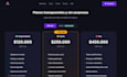 build a fast pure HTML CSS js landing page that converts