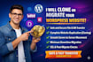 migrate wordpress website, clone, duplicate, move, or transfer site safely