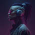 make you a cyberpunk illustration portrait