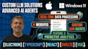develop ai chatbot mobile apps, ai websites, and custom llm ai agents