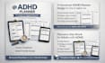 design custom adhd digital planner, hyperlinked planner for ipad and goodnotes
