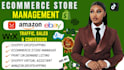 do ecommerce store setup, ebay, tiktok shop, amazon, shopify store manager