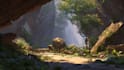 create environment concept art and background
