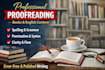 professionally proofread and books and english content