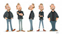 create hand drawn cartoon illustration