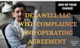 form a delaware llc with compliance and operating agreement