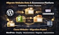 clone website migration expert migrate wordpress to shopify woocommerce magento