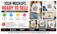 create pod product mockups for etsy, amazon and shopify