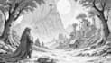 draw a fantasy sketchy illustration