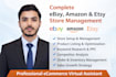 handle ebay and etsy store management professionally